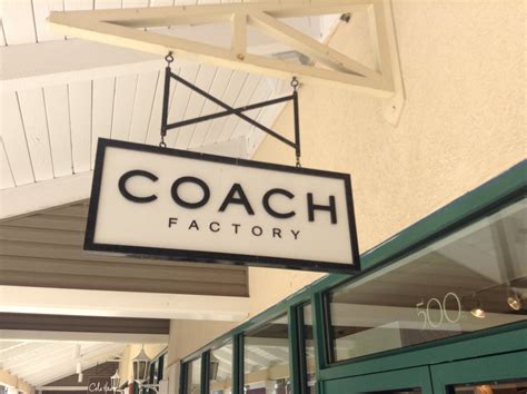 coach factory discount